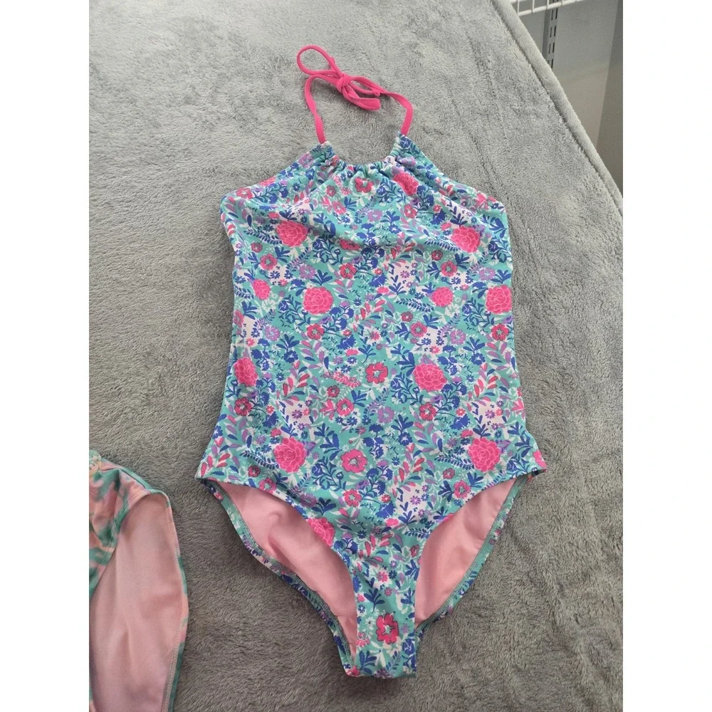 One Piece Swimsuits Cut Out Girls Size 16